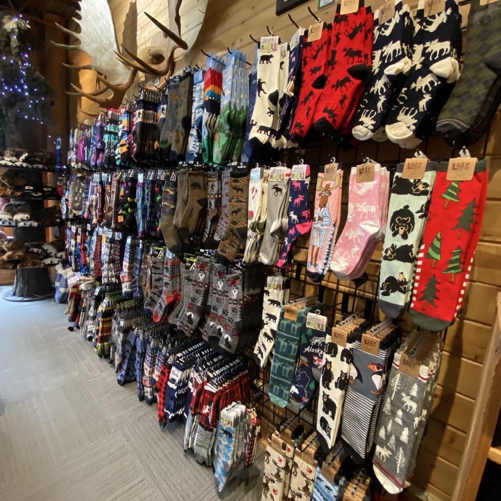 A downtown Anchorage, Alaska gift shop selling Alaska-made and