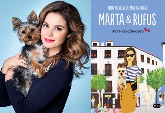 Marta Torné le dedica su primera novela a su perro Rufus