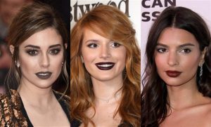 Labios Oscuros, tendencia de maquillaje 17/18